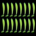 thumbnail image 4 of 16PCS Señuelos de Plástico Blandos Macarena T-Tail Grub Worm Amarillo, 4 of 7