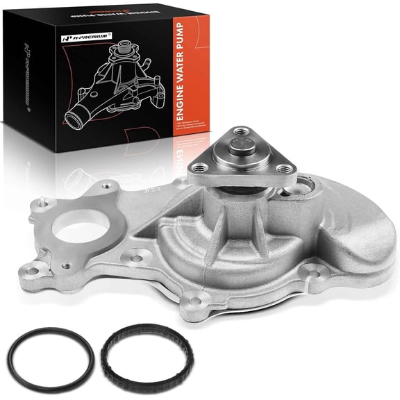 A-Premium Engine Water Pump Compatible with Ford F-150 Mustang 2011-2017 Transit-150 250 350 2015-2019 DOHC