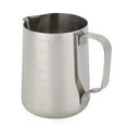 thumbnail image 1 of Jarra de café, taza medidora de acero inoxidable, jarra para espumar leche, resultados impresionantes, 1 of 8