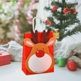 thumbnail image 6 of 10-Pack DIY Christmas Candy Bags, Paper Tote Sacks with Handles for Party Favors, Festive Gift Bags for Shopping and Holiday Gatherings(Red,C), 6 of 6