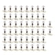 thumbnail image 1 of 50 piezas luminosas de 3 vías de calabaza en forma de 8 gancho giratorio divisor de línea accesorio de pesca de equilibrio, 1 of 8