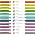 thumbnail image 4 of Art Gel Pens, Shuttle Art 11 Vintage Ink Colors Retractable Pens, Cute Pens 0.5mm Fine Point for Writing Drawing Journaling Note Taking, 4 of 7