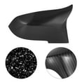 thumbnail image 4 of Pair Car Exterior Rearview Mirror Housing Door Wing Mirror Cover Carbon Fiber Pattern for BMW F20 F21 F30 F32 F36 F87 X1, 4 of 8