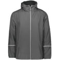 thumbnail image 3 of Holloway Sportswear L Packable Full Zip Jacket Carbon 229582, 3 of 5