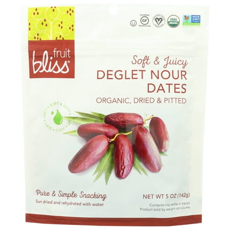 Fruit Bliss Organic Deglet Nour Dates Dates, 5 Oz