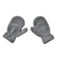 thumbnail image 2 of JMKQLZ Kids Winter Warm Gloves Plush Mittens for Boys or Girls Children's Solid Color Thickened Comfortable Gloves for Cold Weather, 2 of 3