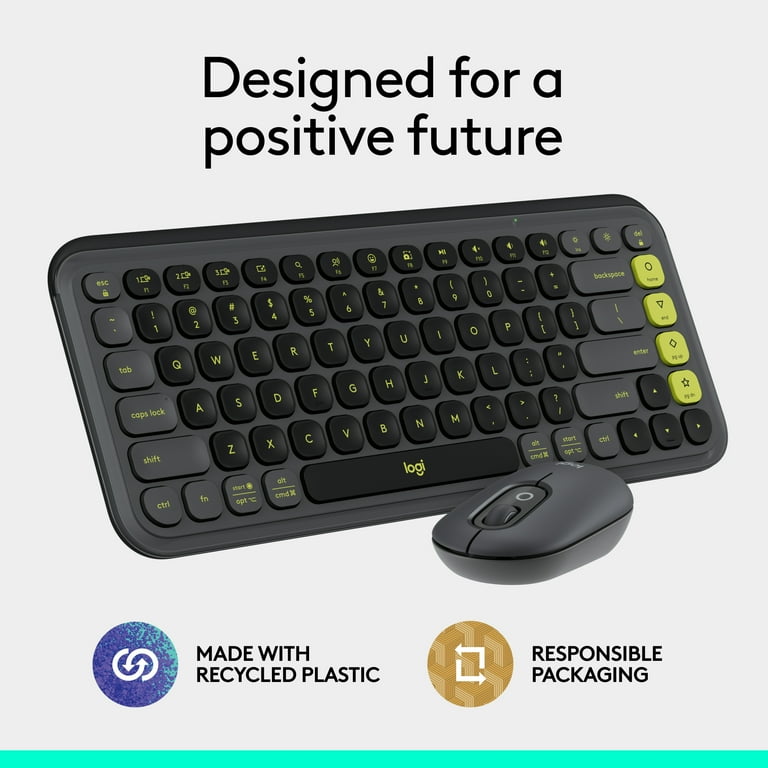 Logitech POP ICON COMBO, Bluetooth Keyboard and Mouse Combo