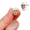 thumbnail image 3 of Spencer 20 PCS Halloween Mini Skull Heads Decoration, Miniature Decorative Skulls Halloween DIY Resin Skeleton Head Figurines for Halloween Vase Filler Trick Toy Party Table Decor, 3 of 9