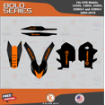 thumbnail image 3 of Kalair GFX Graphics Kit for Ktm Motocross 4-STROKE 250SX-F and 450SX-F (2008-2010) Bold Series, 3 of 5