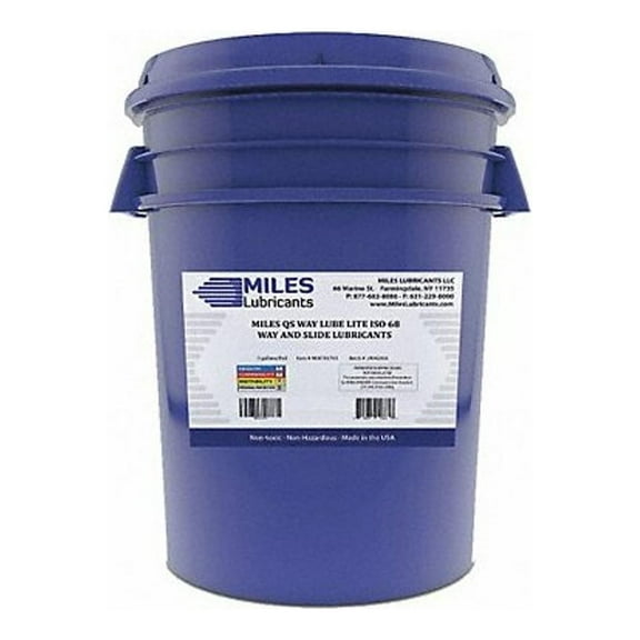 Miles Lubricants Way Oil,Pail,5 gal.Viscosity 68 M00701703