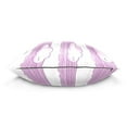 thumbnail image 2 of Art Purple Clouds Pattern 18x18 Inch Plush Velvet Pillowcase Double Sided Print, Hidden Zipper, 2 of 7