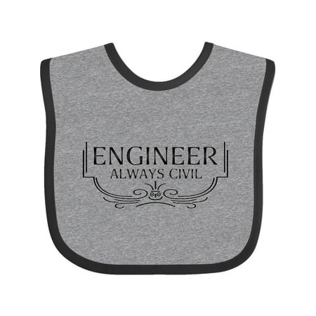 

Inktastic Always Civil Civil Engineer Gift Baby Boy or Baby Girl Bib