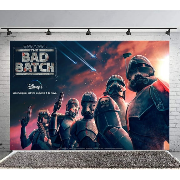 The Bad Batch Backdrop Banner Party Supplies Poster Movie Theme Background for Photography Birthday Decorations