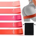 thumbnail image 1 of Juego de 5 bandas elásticas de fitness ShuxiuWang para hacer ejercicio gimnasio yoga, 1 of 5