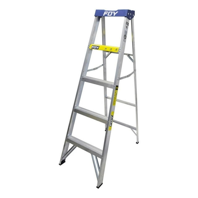Escalera De Aluminio Tipo Tijera Foy 4 Escalones ETF4