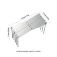 thumbnail image 3 of Pot Lid Organizer, Pot Lid Organizer, Stainless Steel Telescopic Rack Folding Kitchen Rack Multi Purpose Pot Lid Organizer Telescopic Folding Steam Rack, Stainless Steel Pot, Stainless Steel Pot, 3 of 8