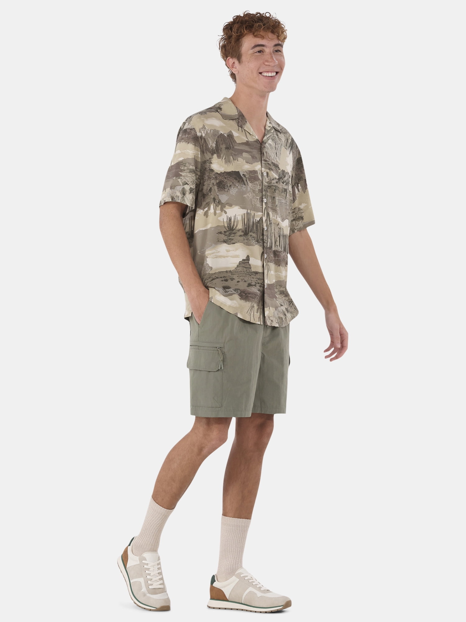 No Boundaries Men's & Big Men's 6" Cargo Short, Sizes XS-5XL