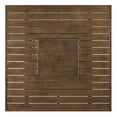 thumbnail image 3 of Square Aluminum Bar Table with Fire Pit and Resin Wicker Side Panels, Brown, 3 of 3