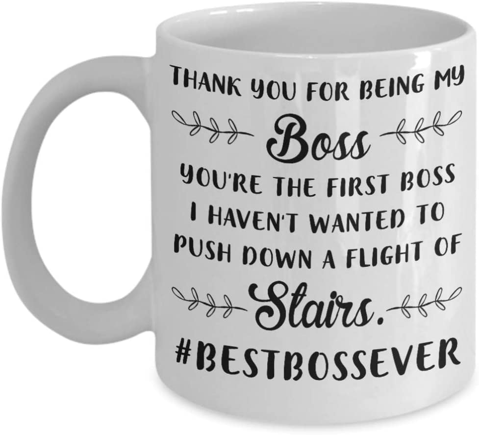 Thank You Boss Mug Best Boss Ever Coffee Mug Gift Idea For Boss