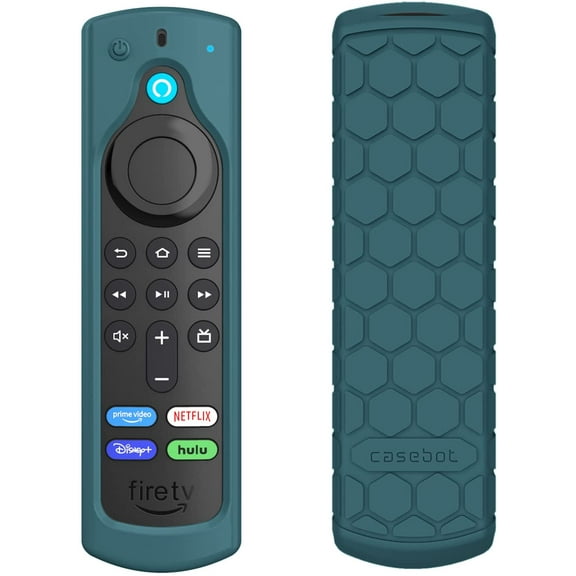 Remote Case for Fire TV Stick 4K Max / Fire TV Stick (2nd and Later) / Fire TV Stick Lite / Fire TV Cube - Anti-Slip Silicone Cover for Alexa Voice Remote (2nd Gen and 3rd Gen)