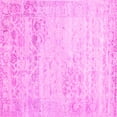 thumbnail image 1 of Ahgly Company Indoor Square Abstract Pink Contemporary Area Rugs, 3' Square, 1 of 4