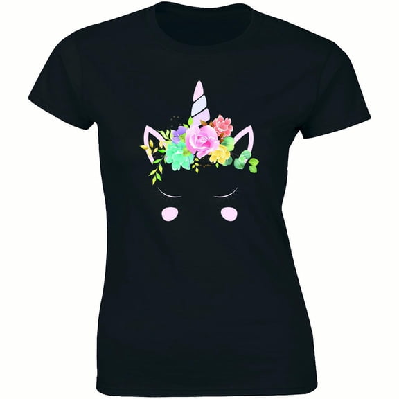 Unicorn Birthday Girl - Cute Fantasy Cool Rainbow Unicorn Women's T-Shirt