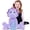 Triceratops-4 PCS Purple, variant on MaoGoLan 4pcs Axolotl Stuffed Animals Stuffed Axolotl Glow in the Dark with 3 Plush Axolotl