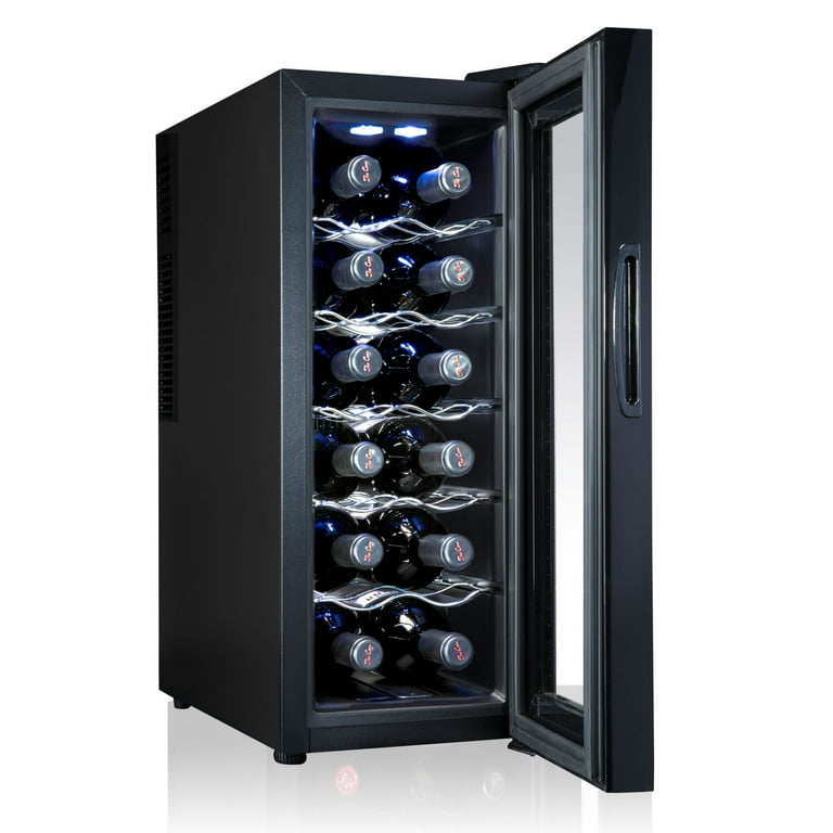 Ivation 12 Bottle Compressor Wine Cooler Refrigerator Large, 59 OFF