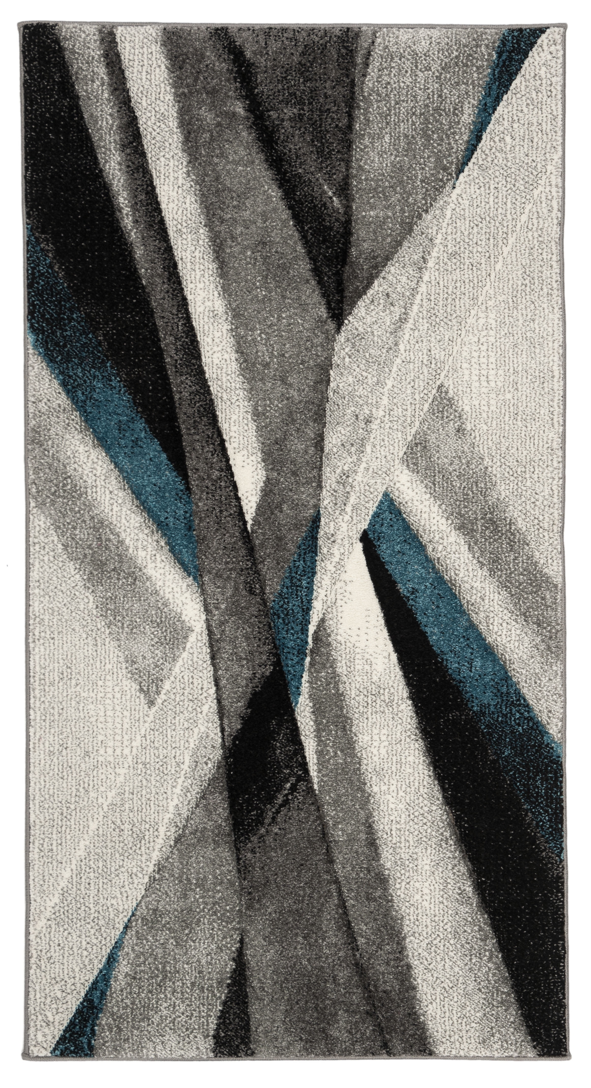 Safavieh Hollywood Jennifer Abstract Area Rug, Gray/Teal, 4' x 6'
