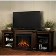 thumbnail image 2 of Bowery Hill Modern Wood Electric Fireplace for TVs up to 74" in Chestnut Oak, 2 of 21