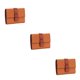 thumbnail image 1 of Monedero de cuero Sonducket para mujer Rectangular tres pliegues Color sólido cierre con cremallera, 1 of 6