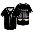 thumbnail image 2 of Ivan Cornejo Mirada Tour 2024 Merch Baseball Jersey V-Neck Shirt Women Men Short Sleeve Streetwear Clothes, 2 of 3