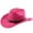 Hot Pink, variant on Hats for Women Unisex Curved Brim Suede Western Cowboy Hat Outdoor Country Army Green One Size