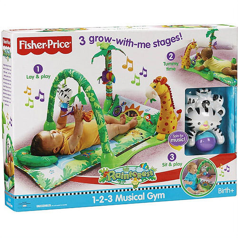 Fisher-Price - 1 2 3 Rainforest Musical Play Gym - image 4 of 5