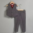 thumbnail image 2 of Boys' Suits Slim Fit 3 Piece, Adjustable Waist, Boys Formal Suit with Jacket, 2 of 5