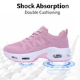 thumbnail image 4 of BROYON Womens Walking Shoes Slip on Air Running Shoes Fashion Sneakers Casual Fitness Gym Jogging Workout Ladies Nursing Work Easy Put On Athletic Pink Size 8, 4 of 9
