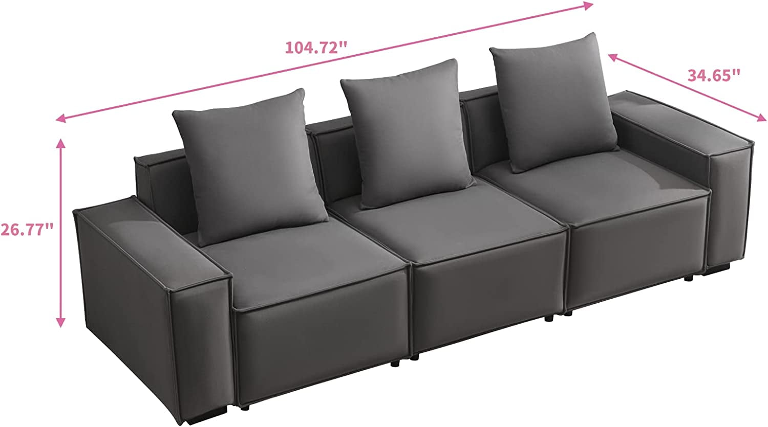 Lexington Modern Waverunner Modular Sectional Sofa Baci Living Room