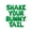 Green, variant on Letter Balloons - SHAKE YOUR BUNNY TAIL 16" Inch Alphabet Letters Foil Mylar Balloon Easter Party Banner (Black)