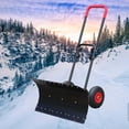 thumbnail image 3 of Pelle à Neige Poignée Réglable Chasse-Neige à Roulettes pour Jardin Extérieur Entrée Style B, 3 of 8