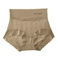 thumbnail image 3 of Bovxnpu Womens Underwear Plus Size Panties, Women's High Waisted Brief Panties, Lace Abdomen Mid-rise Waist And Hip Lift Breathable Underwear Briefs L, 3 of 4