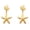 Style2, variant on Chunky Gold Shell Earrings Starfishfor Women, Starfish Drop Dangle Earrings Hypoallergenic Summer Seashell Beach Vacation Ocean Earring Jewelry Essentials