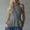 Gray, variant on Women's Ruffle Trim Deep V Halter Top Y2k Going Out Sleeveless Slim Fit Tank Shirts XXL