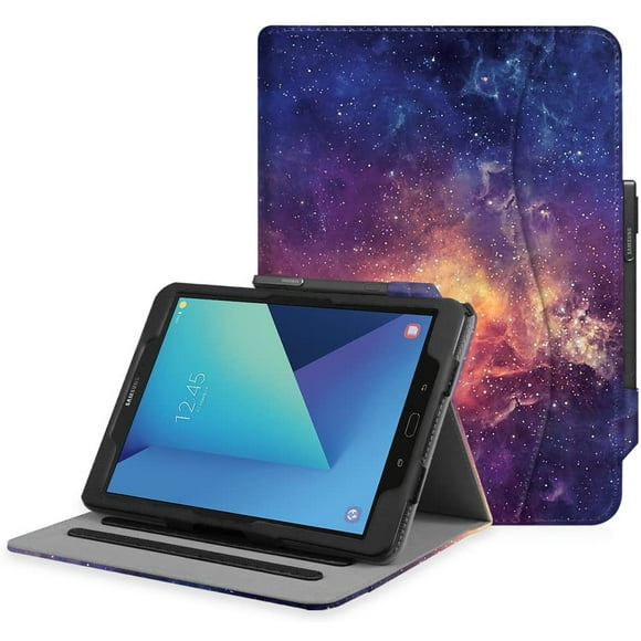 Fintie Case for Samsung Galaxy Tab S3 9.7, [Corner Protection] Multi-Angle Viewing Stand Cover Packet with S Pen