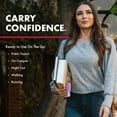 thumbnail image 6 of SABRE Mighty Discreet Pepper Spray with Snap-Clip Keychain, White, 0.18 fl oz, 6 of 7