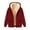Wine #004, variant on Mohiass Unisex Women's Fleece Hoodie Jacket Cozy Sherpa Lined Zip Up Warm Hoodie Sweatshirt Winter Fluffy Sweater Hooded Coat Brown 4XL
