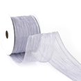 thumbnail image 1 of Cinta transparente con alambre MAYREEL Dusty Purple, 6,4 cm, 9,1 m, 1 of 9