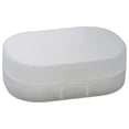 thumbnail image 4 of ROMANSENTIAL Transparent Travel Soap Case Lid for Bar Soap with Sponge Box for Bathroom and Kitchen Use, 4 of 8