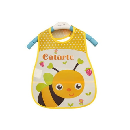 

100pcs Cartoon Baby Bibs EVA Waterproof Newborn Translucent Bibs Feeding Baby Cloths Saliva Towel Print Apron