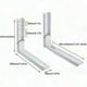thumbnail image 3 of 2-Pack Universal Microwave Wall Bracket with 6 Screws for Microwave Oven Support (Black), 3 of 5