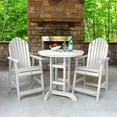 thumbnail image 2 of Highwood's 36" Round 3-pc Hamilton Dining Set - Counter Height, Outdoor, Eco-friendly, Synthetic Wood, 2 of 9